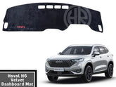 Haval H6 Velvet Dashboard Mat Luxury Look with Logo Embroidery